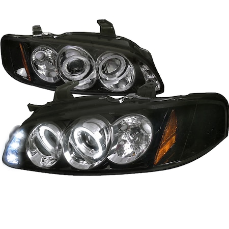 Spec-D Tuning 00-03 Nissan Sentra Halo LED Projector 2LHP-SEN00G-TM